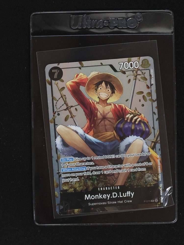 2025 One Piece P-075 Monkey.D.Luffy Promo Card — front