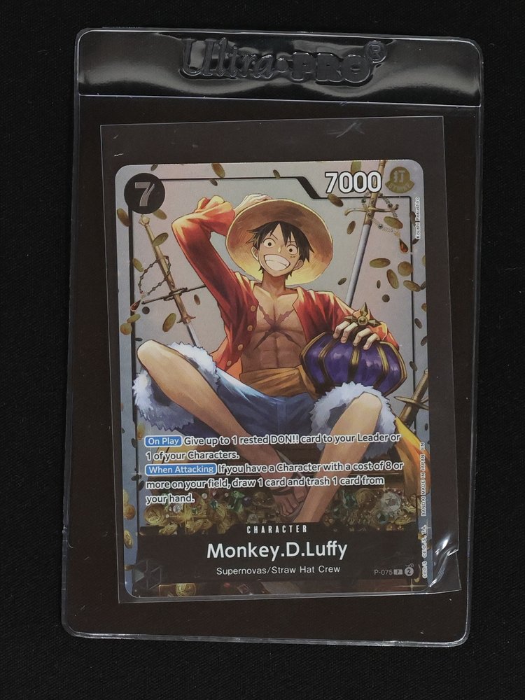 Monkey.D.Luffy P-075 Promo — front