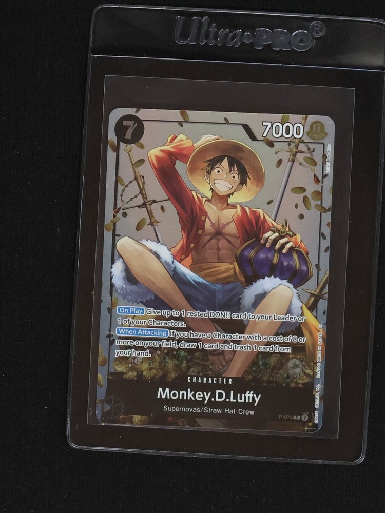 2025 One Piece P-075 Monkey.D.Luffy — front