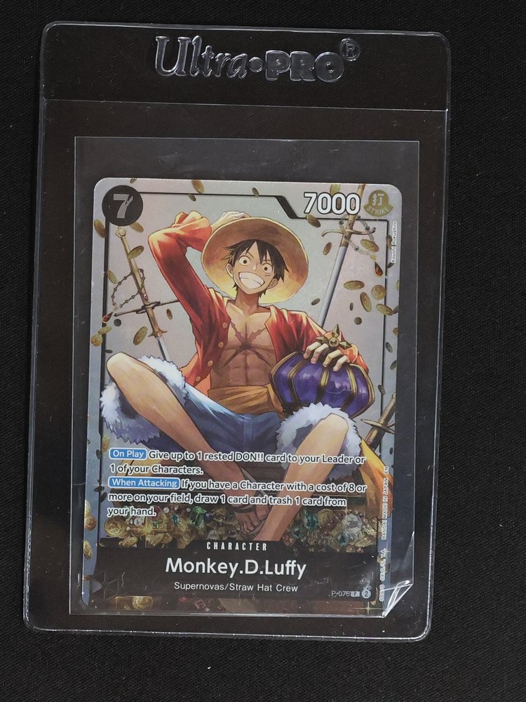 2026 One Piece P-075 Monkey.D.Luffy — front