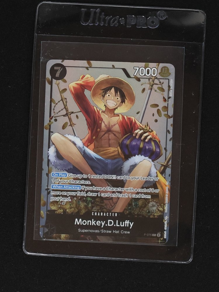 Monkey.D.Luffy P-075 One Piece Card Game Promo — front