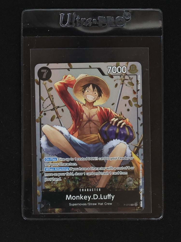 2025 One Piece Monkey.D.Luffy P-075 Promo — front