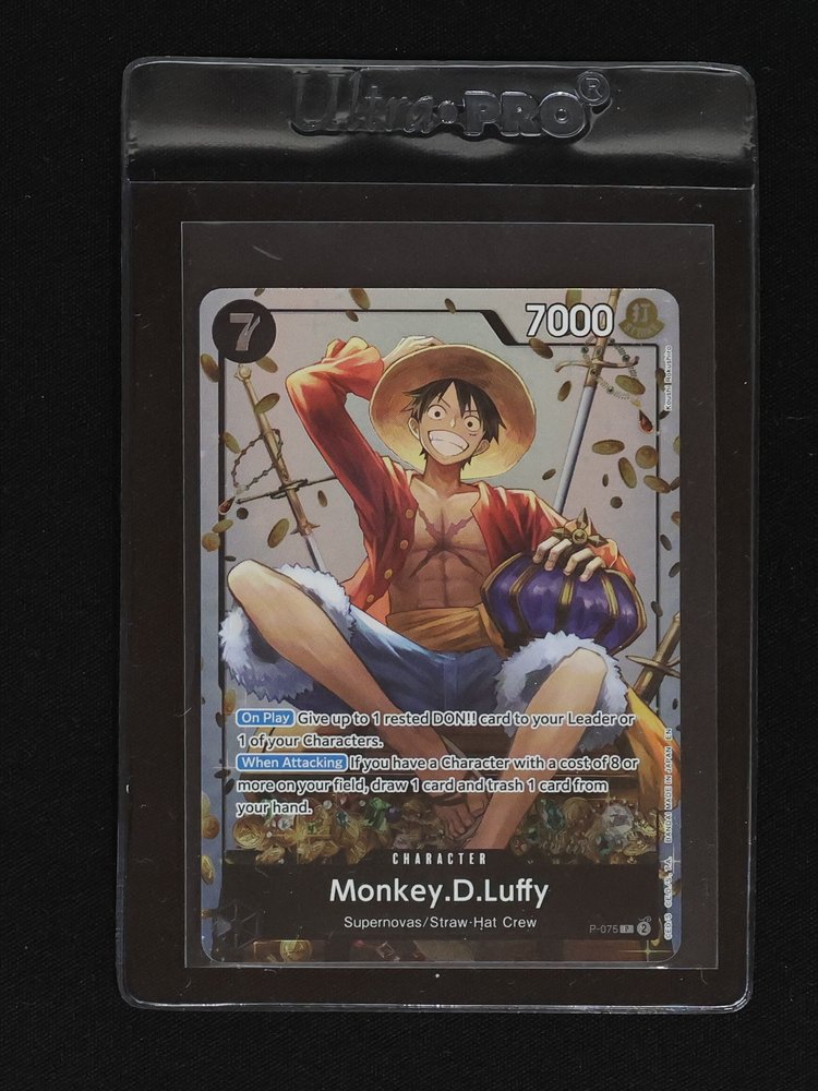 2023 Bandai One Piece P-075 Monkey.D.Luffy — front