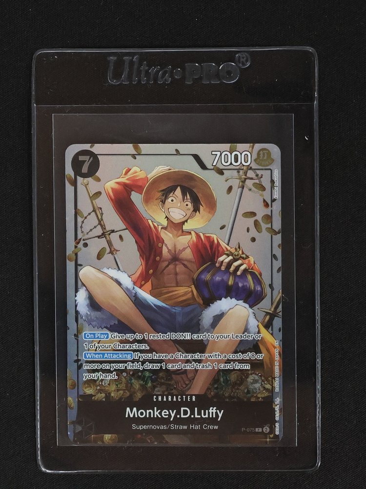 2025 One Piece Monkey.D.Luffy P-075 Promo — front