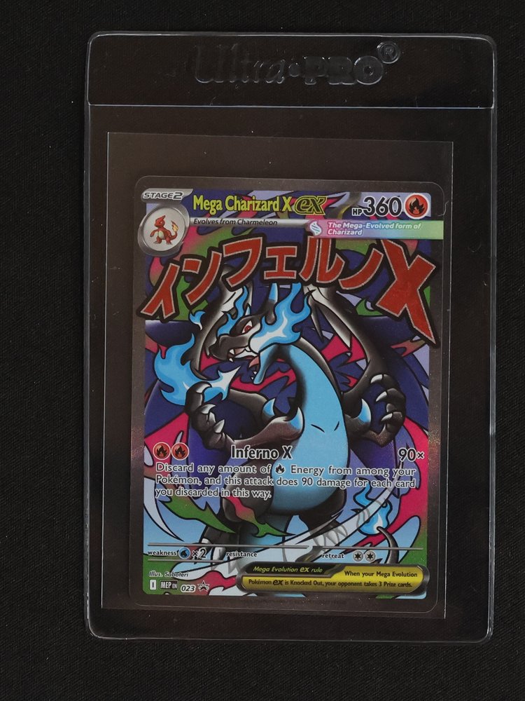 2025 Pokémon Mega Charizard X EX #023 — front