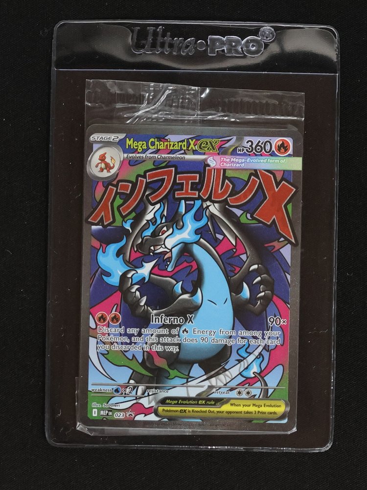 2025 Pokémon Mega Charizard X ex #023 — front