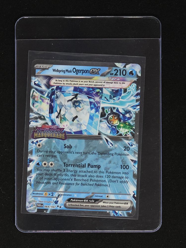 2024 Pokemon Twilight Masquerade #064 Wellspring Mask Ogerpon ex — front