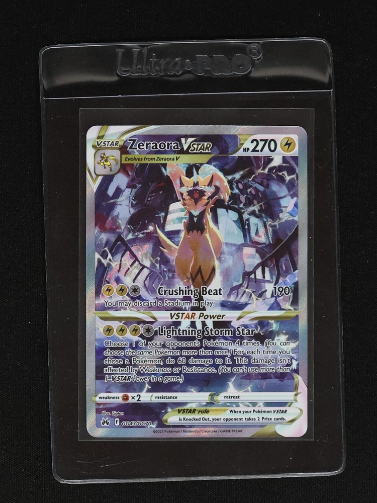 2023 Pokémon Crown Zenith GG43 Zeraora VSTAR — front