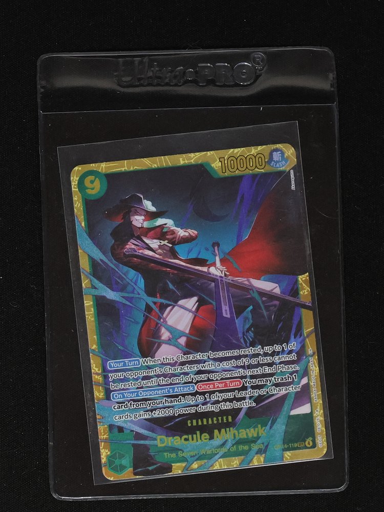 2026 One Piece OP14-119 Dracule Mihawk — front