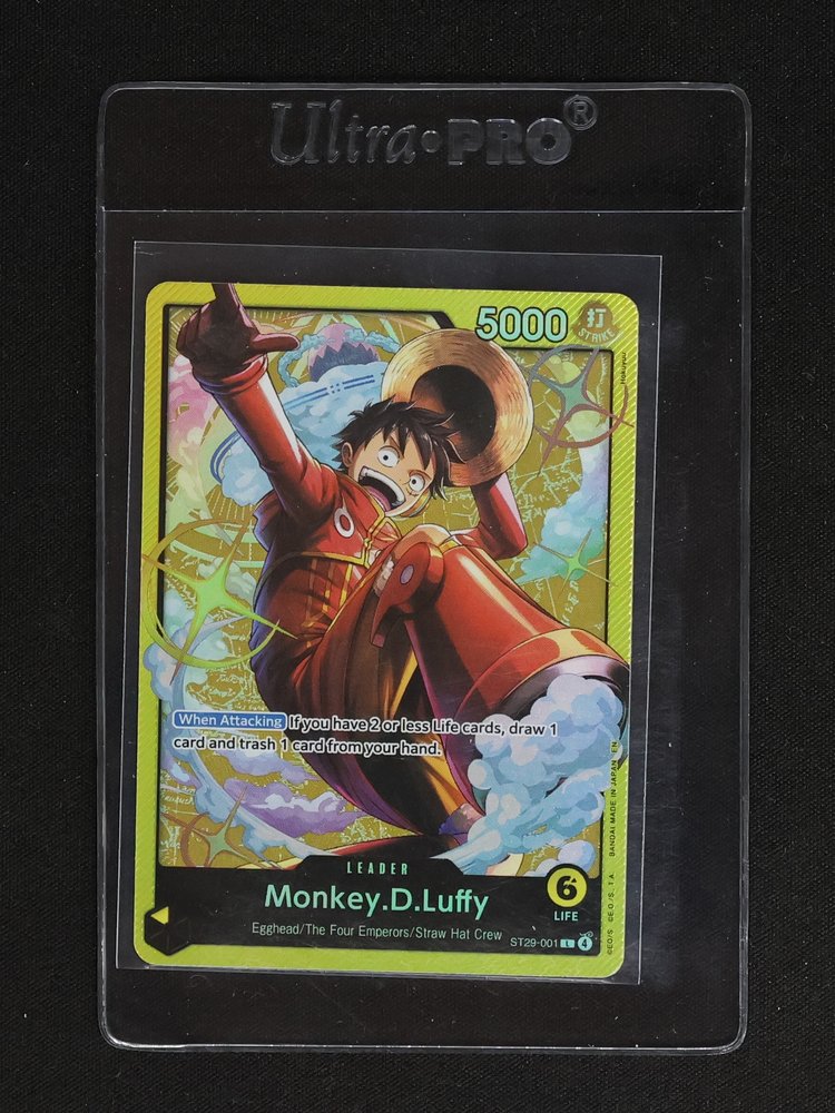 One Piece Card Game ST29-001 Monkey.D.Luffy Leader — front