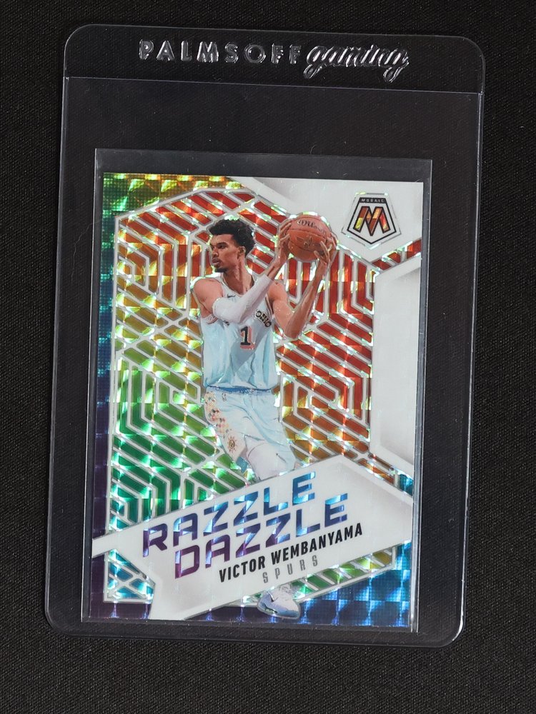 2024-25 Panini Mosaic #3 Victor Wembanyama Razzle Dazzle — front