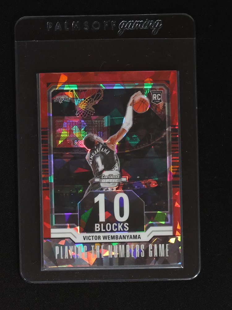 2023-24 Panini Contenders Optic Playing the Numbers #10 Victor Wembanyama — front