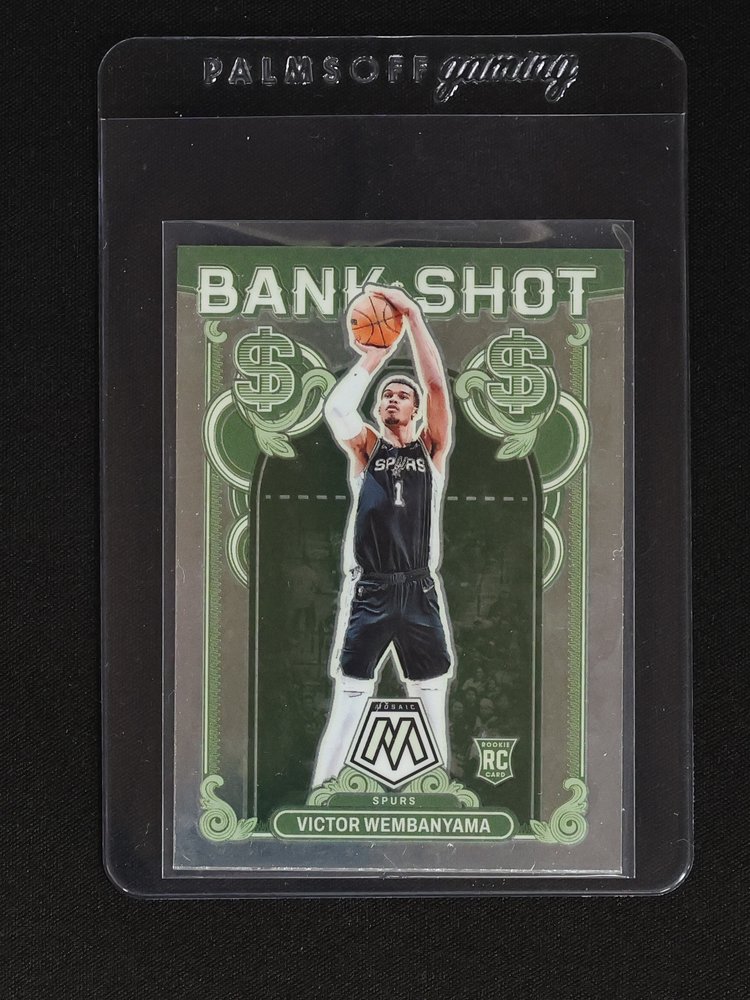 2023-24 Panini Mosaic #17 Victor Wembanyama Bank Shot Rookie — front