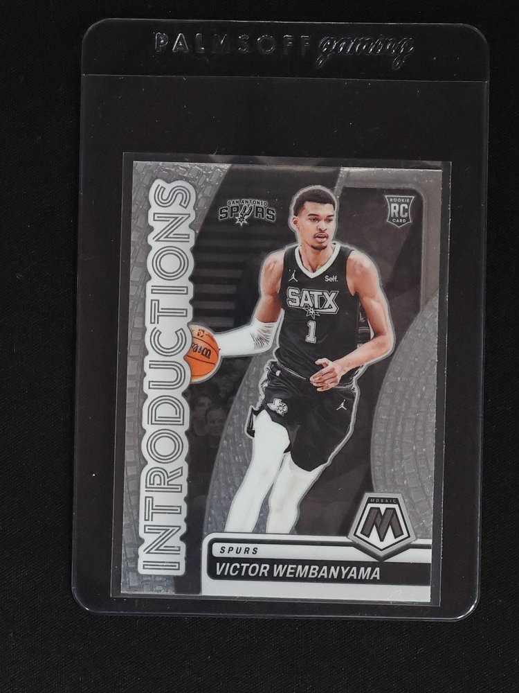 2023-24 Panini Mosaic #8 Victor Wembanyama Introductions — front