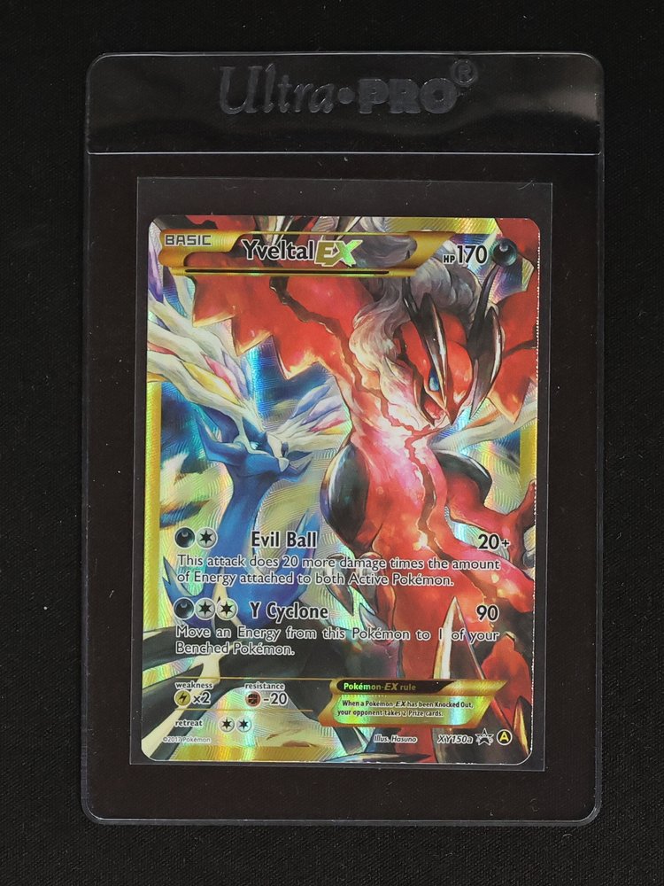 2017 Pokémon XY Black Star Promo #XY150a Yveltal EX — front