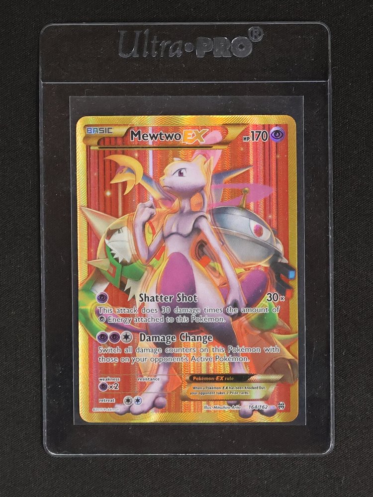 2015 Pokémon Breakthrough #164 Mewtwo EX — front