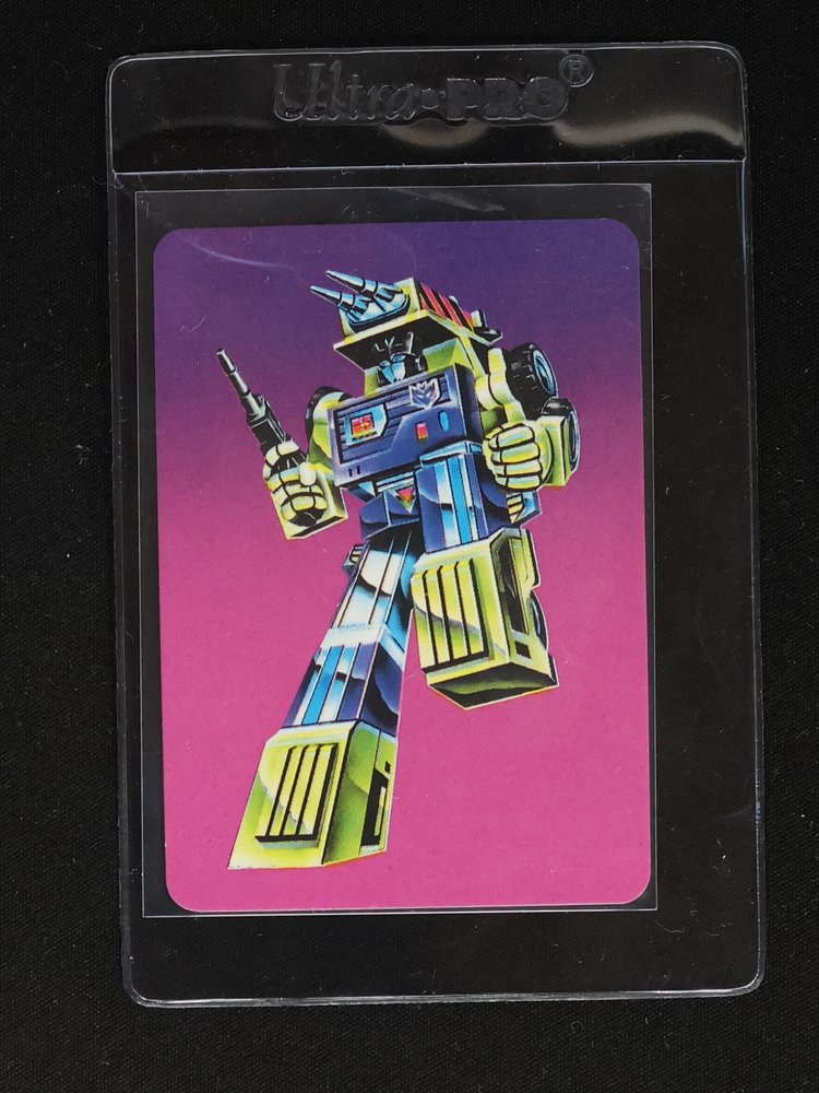 1985 Hasbro Transformers Series 1 Action Card #116 Mixmaster — front