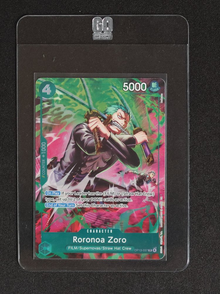 One Piece TCG 2021 OP13-037 Roronoa Zoro — front