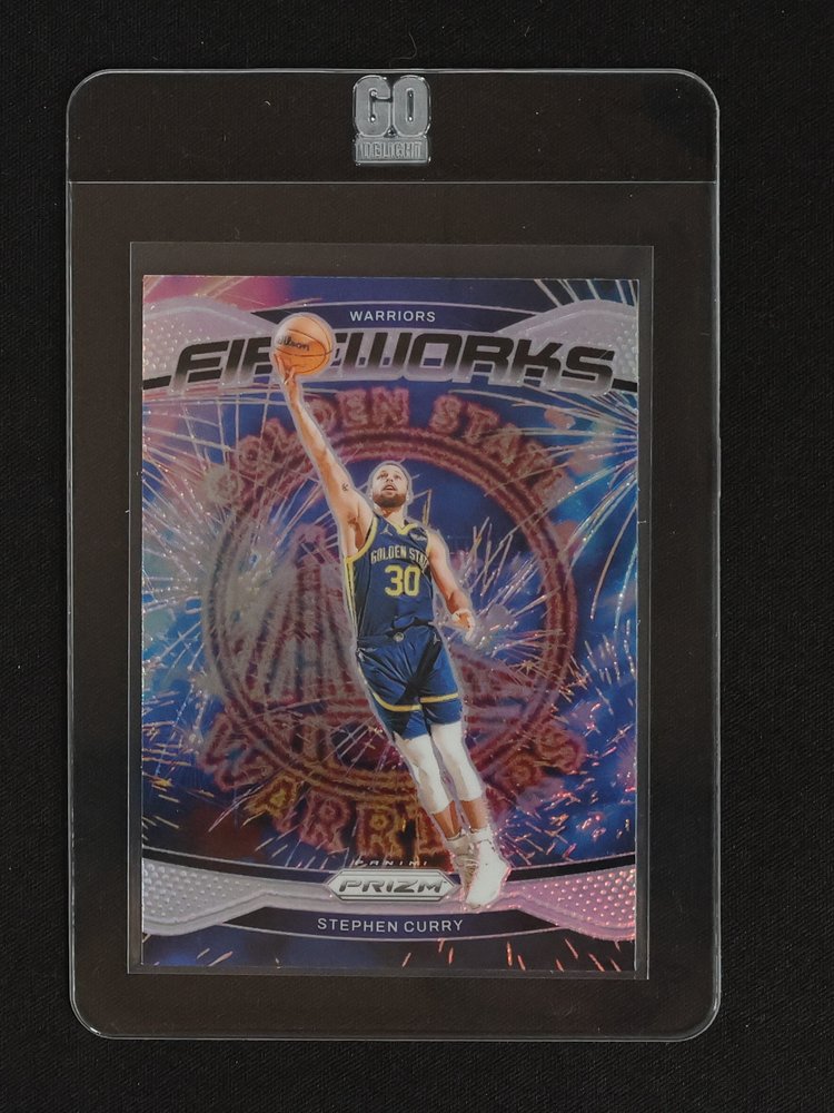2024-25 Panini Prizm #20 Stephen Curry Fireworks — front