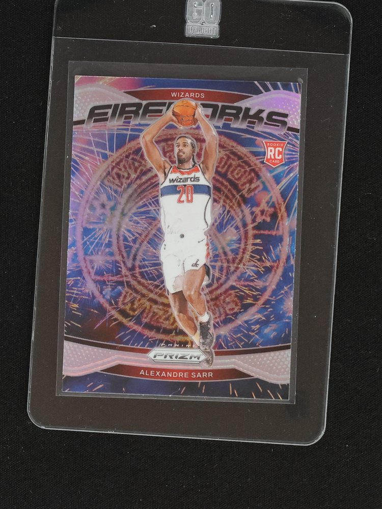 2024-25 Panini Prizm #21 Alexandre Sarr Fireworks — front