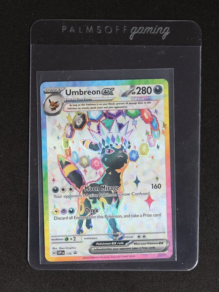 2025 Pokémon SV Black Star Promo #176 Umbreon ex — front