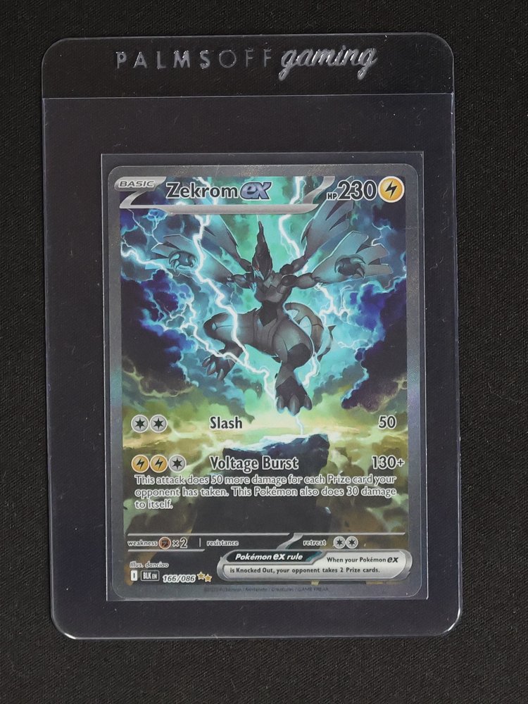 2025 Pokémon Black Bolt #166/086 Zekrom ex — front