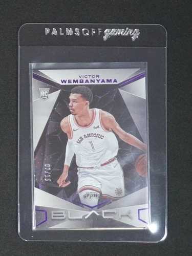 2023-24 Panini Black #87 Victor Wembanyama — front