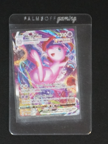 2021 Pokemon Sword & Shield Fusion Strike #269 Mew VMAX Alternate Art Secret Rare — front