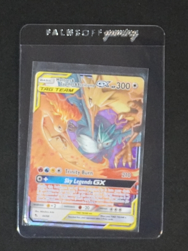 2019 Pokémon Sun & Moon Hidden Fates #44 Moltres & Zapdos & Articuno GX — front