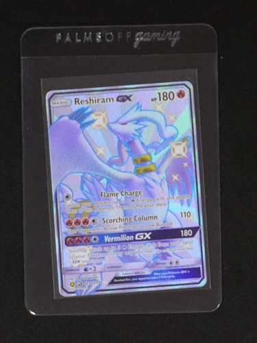 2019 Pokémon Sun & Moon Hidden Fates #SV51 Reshiram GX — front