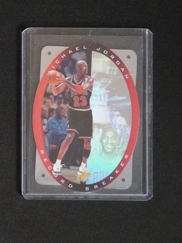 1996 Upper Deck SPx #R1 Michael Jordan Record Breaker — front