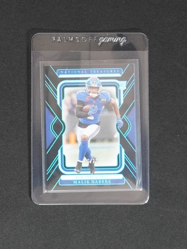 2024 Panini National Treasures Malik Nabers — front