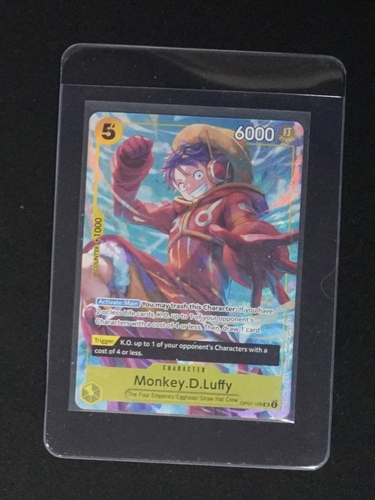 One Piece CCG OP07-109 Monkey D. Luffy Illustration Box Vol. 3 Promo SR — front