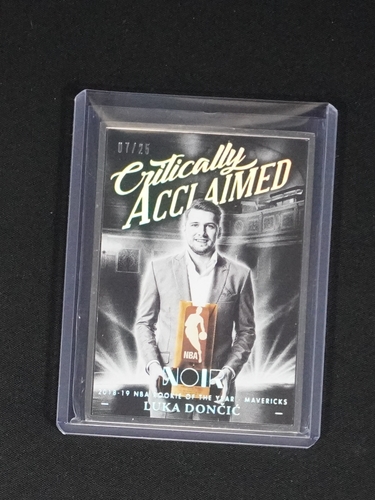 2019-20 Panini Noir Critically Acclaimed #Luka Dončić — front