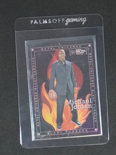 2021 Skybox Metal Universe Champions Blast Furnace #BF-1 Michael Jordan — front