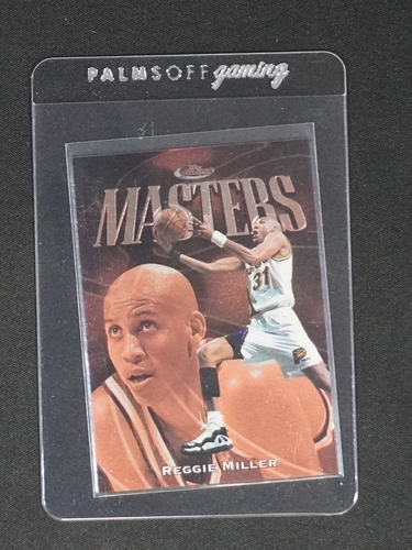 1997-98 Topps Finest Masters #M27 Reggie Miller — front