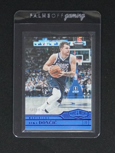 2022-23 Panini Chronicles Plates & Patches #77 Luka Doncic — front