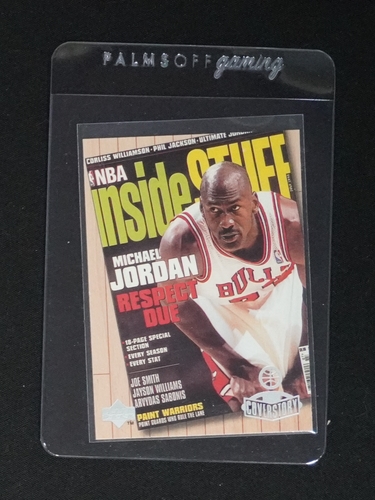 1998 Upper Deck Michael Jordan Living Legend Cover Story #C8 Michael Jordan Inside Stuff — front