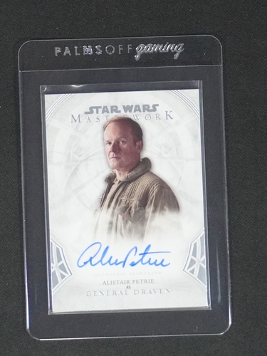 2018 Topps Star Wars Masterwork #A-AP Alistair Petrie as General Draven — front