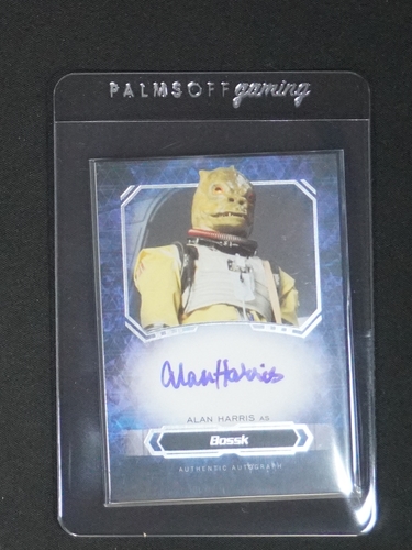 2016 Topps Star Wars Masterwork Alan Harris as Bossk — front