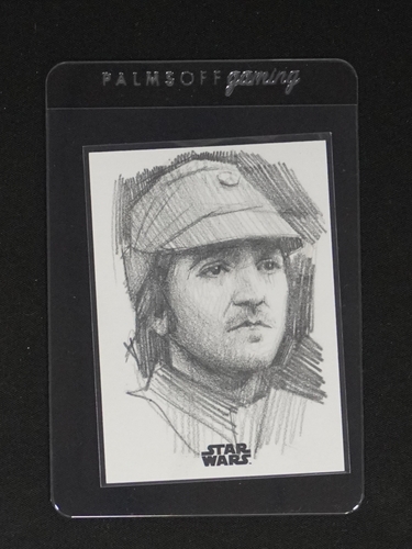 Palms Off Gaming Star Wars Sketch Card — front