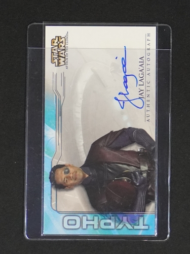 2002 Topps Star Wars Attack of Clones Widevision Jay Laga'aia Autograph — front