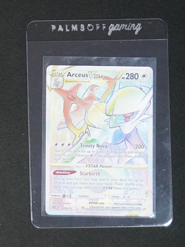 2022 Pokemon TCG Brilliant Stars #123 Arceus VSTAR — front