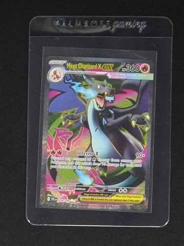 2025 Pokémon Mega Charizard X ex #109/094 Phantasmal Flames — front