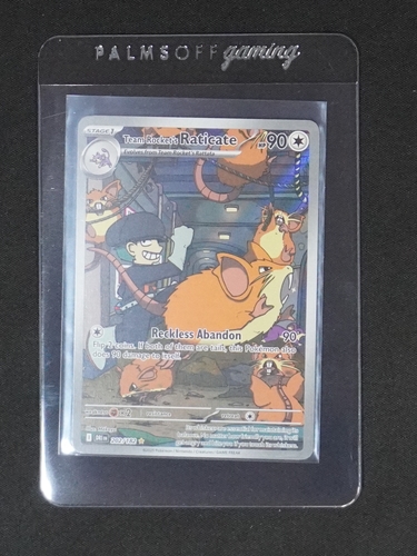 2025 Pokémon TCG Team Rocket's Raticate #202/182 Destined Rivals — front