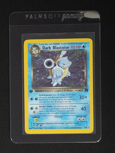 2000 Pokémon Team Rocket #20 Dark Blastoise — front