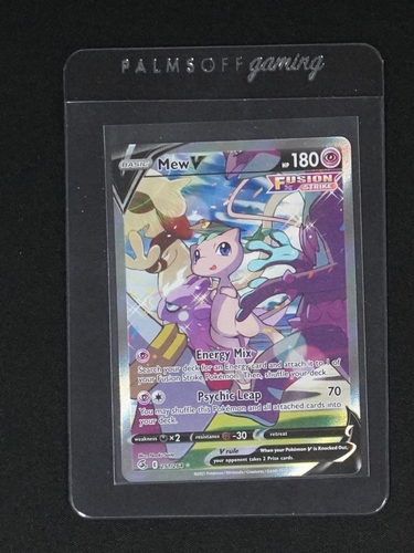2021 Pokemon Sword & Shield Fusion Strike #251 Mew V — front
