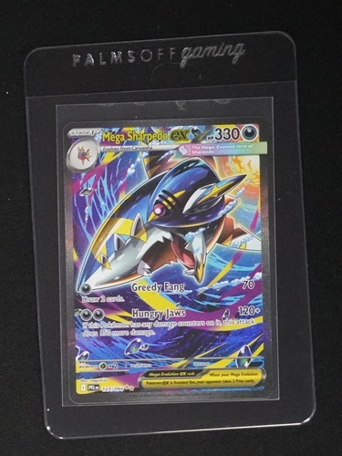 2022 Pokémon Phantasmal Flames #127 Mega Sharpedo ex — front