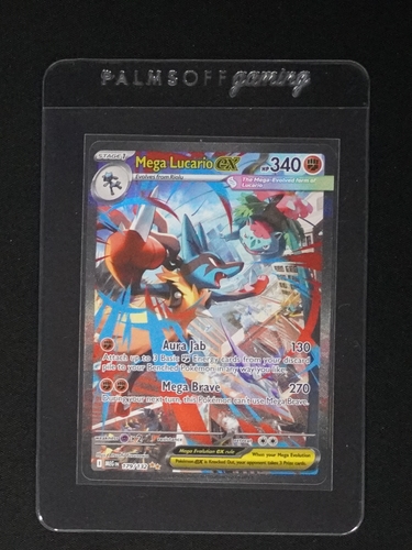 2023 Pokemon Mega Evolutions #179 Mega Lucario EX — front