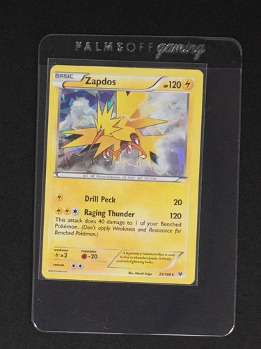 2015 Pokémon XY Roaring Skies #23 Zapdos — front